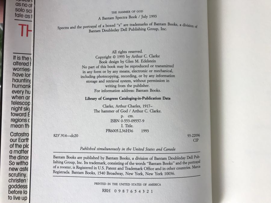 First Edition Hardcover Books By Arthur C. Clarke [Photo 6]