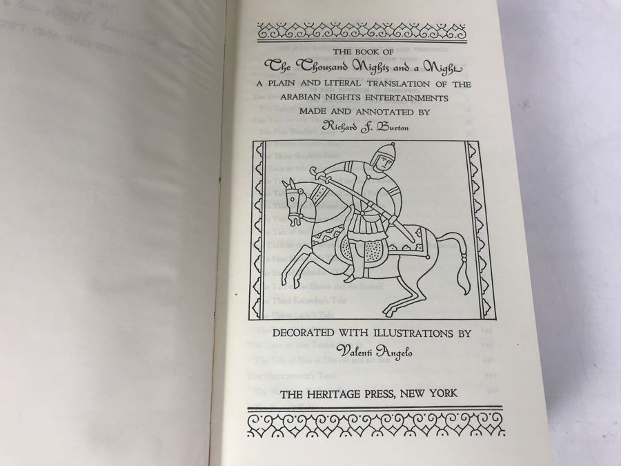 (3) Hardcover Books 'The Arabian Nights: The Book Of The Thousand Nights And A Night' Volumes I-VI [Photo 4]