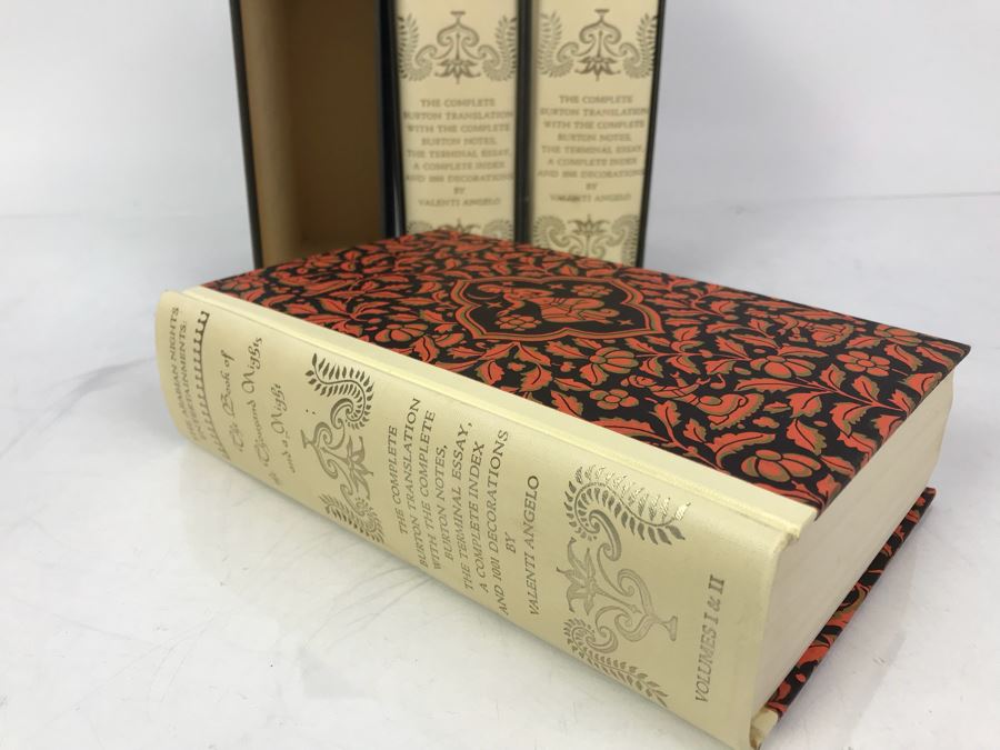 (3) Hardcover Books 'The Arabian Nights: The Book Of The Thousand Nights And A Night' Volumes I-VI [Photo 3]