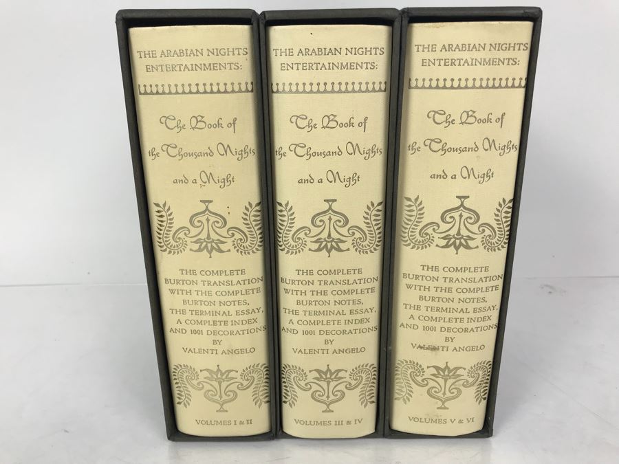(3) Hardcover Books 'The Arabian Nights: The Book Of The Thousand Nights And A Night' Volumes I-VI [Photo 2]