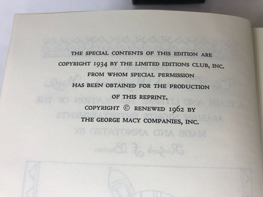 (3) Hardcover Books 'The Arabian Nights: The Book Of The Thousand Nights And A Night' Volumes I-VI [Photo 5]