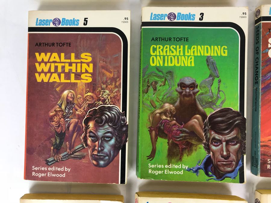 (12) Paperback Laser Books Science Fiction Books [Photo 5]