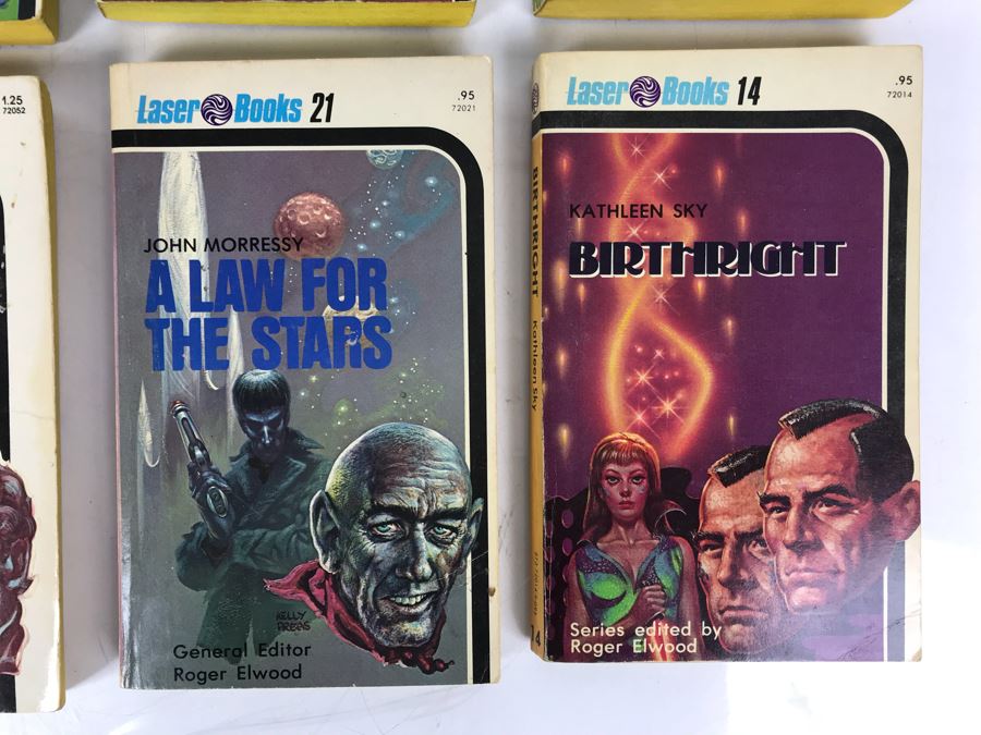 (12) Paperback Laser Books Science Fiction Books [Photo 7]