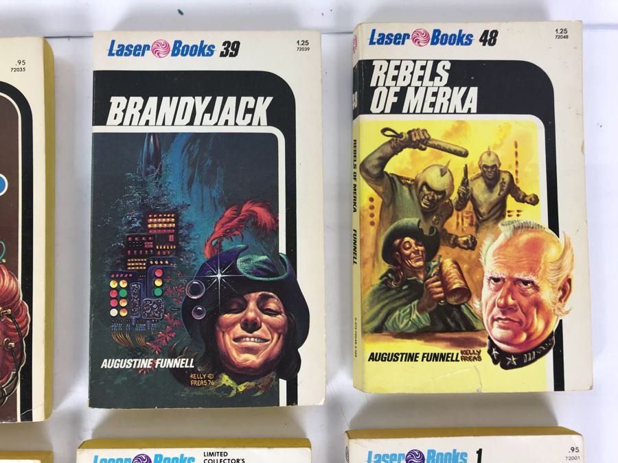 (12) Paperback Laser Books Science Fiction Books [Photo 3]