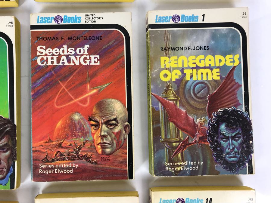 (12) Paperback Laser Books Science Fiction Books [Photo 4]
