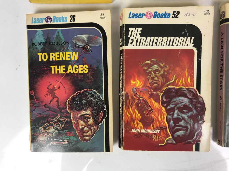 (12) Paperback Laser Books Science Fiction Books [Photo 6]