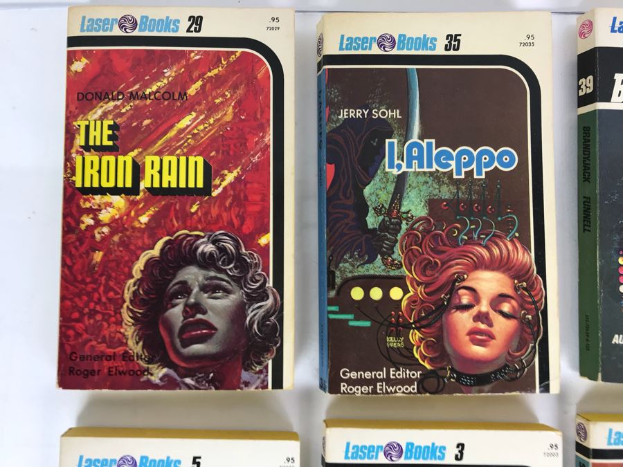 (12) Paperback Laser Books Science Fiction Books [Photo 2]