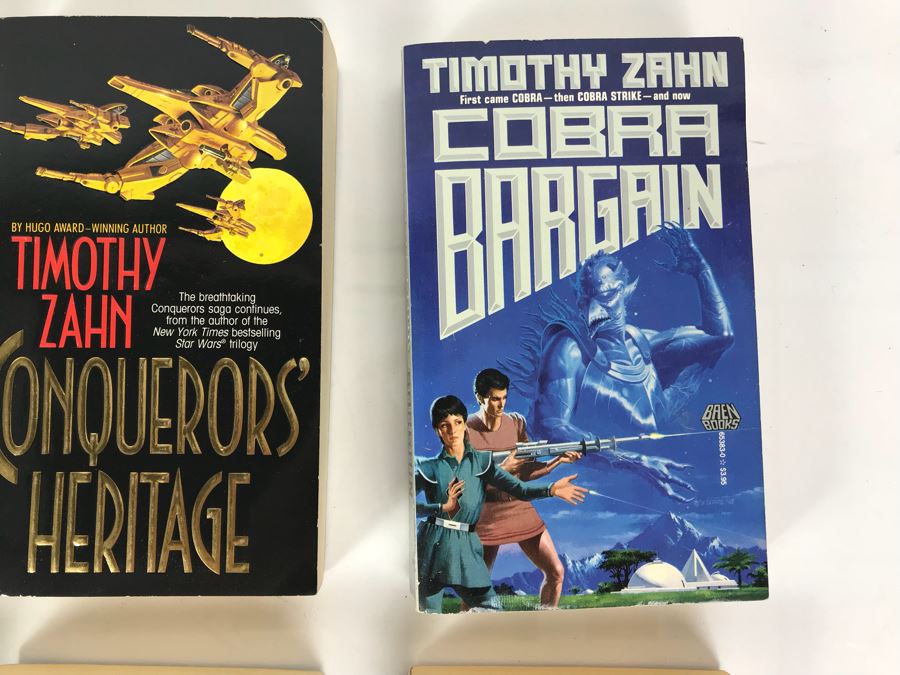 First Printing Hardcover Book 'Spinneret' And (7) Paperback Books By Timothy Zahn [Photo 5]
