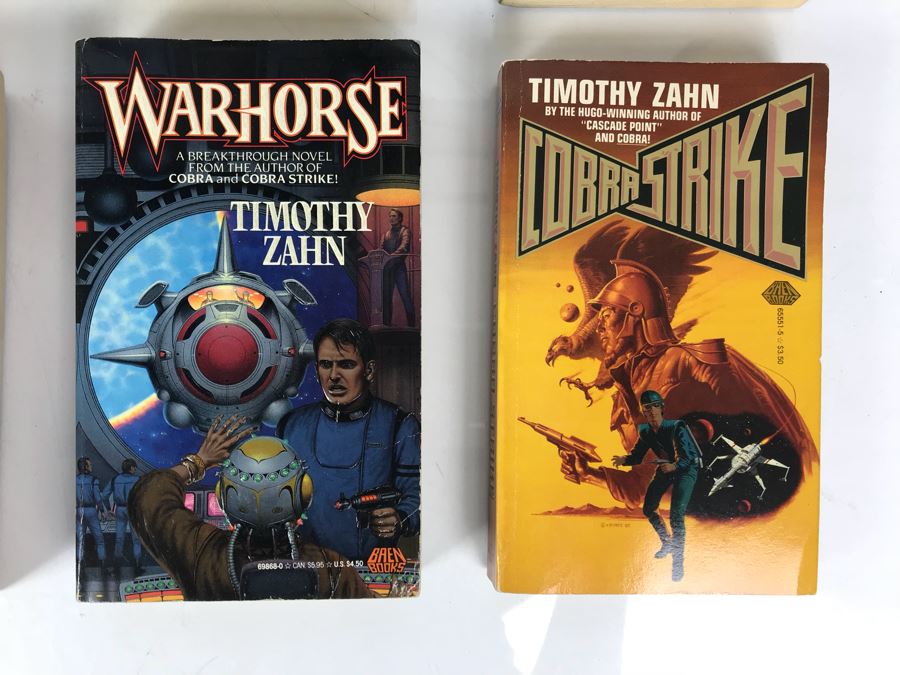 First Printing Hardcover Book 'Spinneret' And (7) Paperback Books By Timothy Zahn [Photo 7]