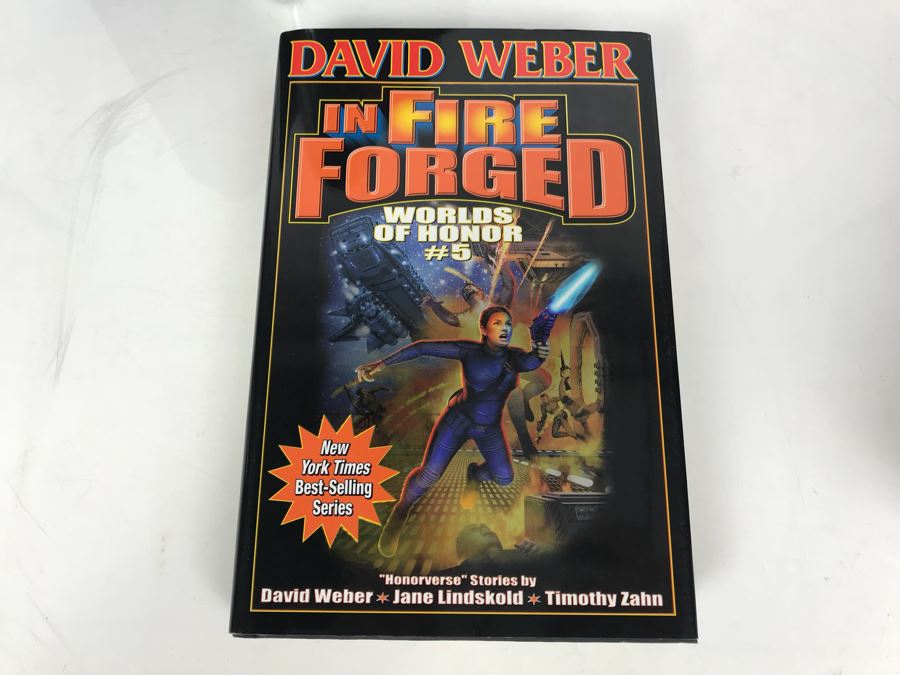 (4) First Printing Hardcover Books And (1) First Edition Hardcover Book By David Weber [Photo 5]