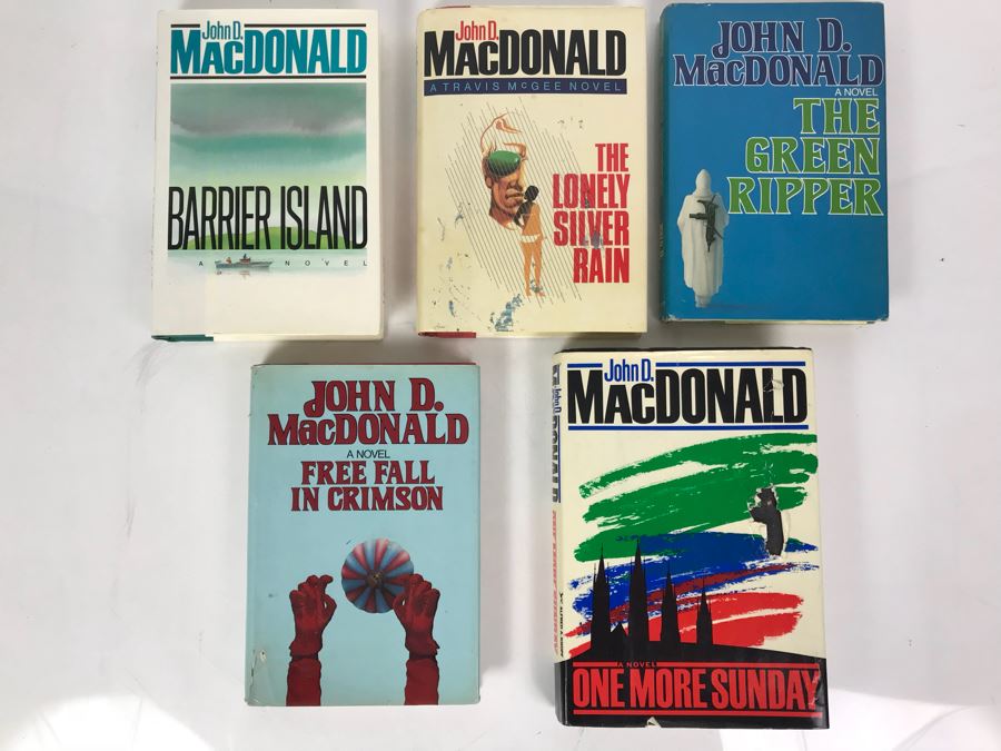 (5) First Edition Hardcover Books By John D. MacDonald [Photo 1]