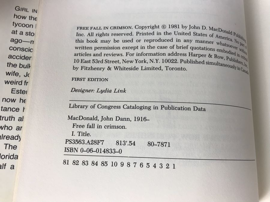 (5) First Edition Hardcover Books By John D. MacDonald [Photo 6]