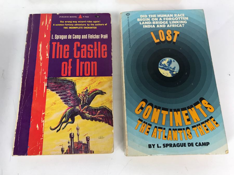 (2) First Edition Hardcover Books And (4) Paperback Books By L. Sprague De Camp [Photo 12]