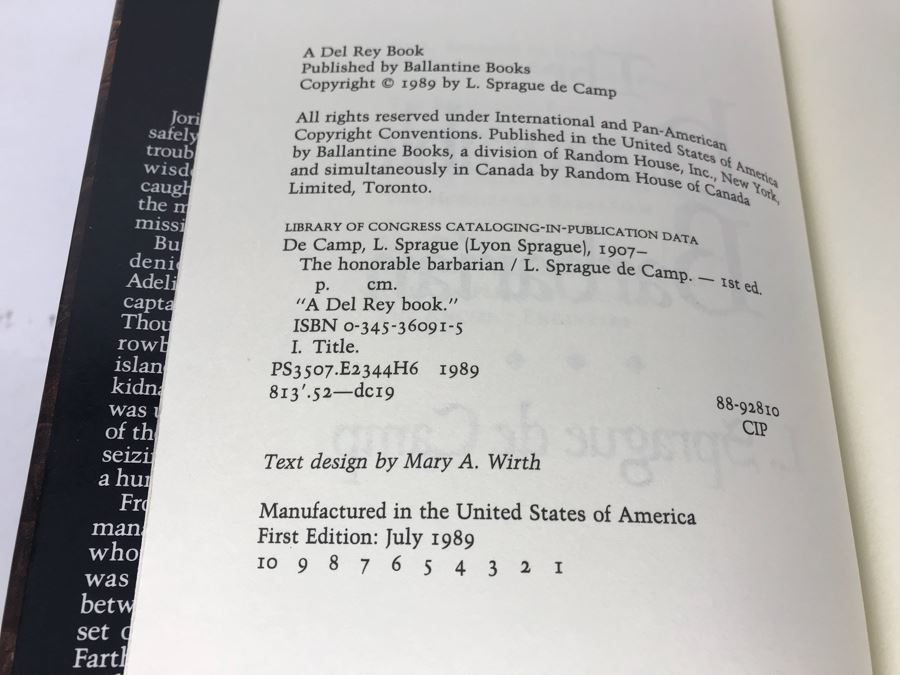 (2) First Edition Hardcover Books And (4) Paperback Books By L. Sprague De Camp [Photo 10]