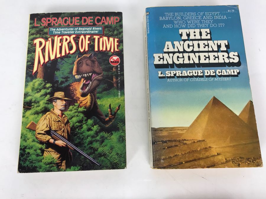 (2) First Edition Hardcover Books And (4) Paperback Books By L. Sprague De Camp [Photo 11]