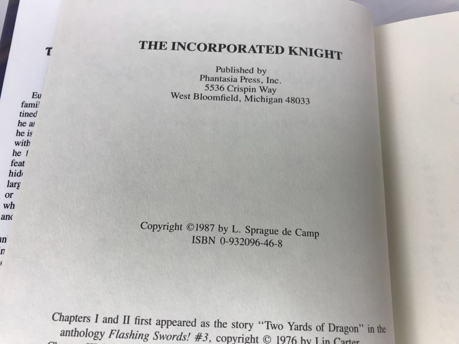 (2) First Edition Hardcover Books And (4) Paperback Books By L. Sprague De Camp [Photo 7]