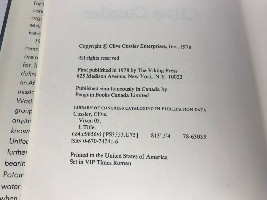 (4) Hardcover And (4) Paperback Books By Clive Cussler [Photo 7]