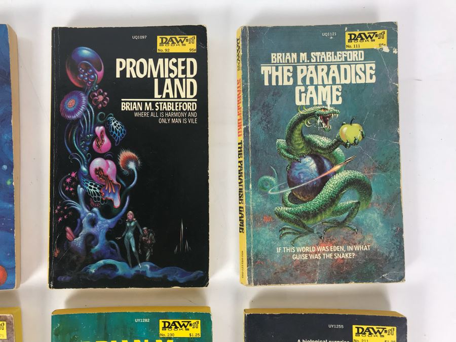 (8) Paperback Books By Brian M. Stableford [Photo 3]