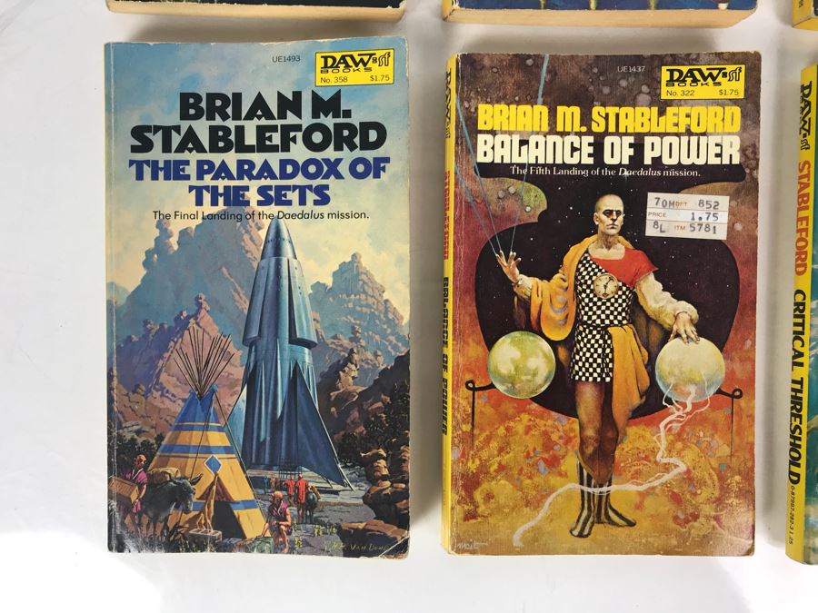 (8) Paperback Books By Brian M. Stableford [Photo 5]