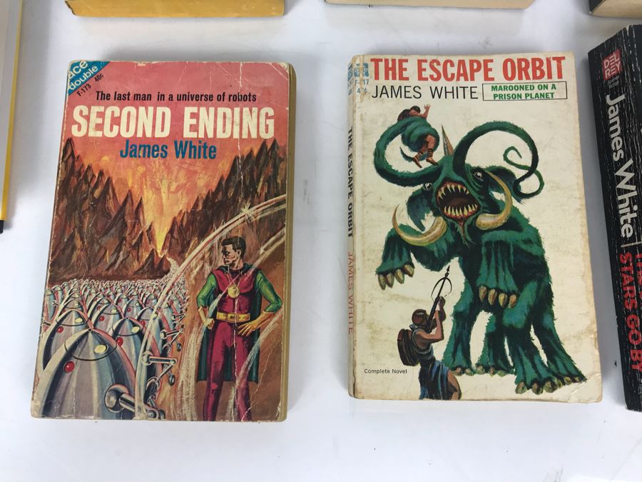 First Edition Hardcover Book And (6) Paperback Books By James White [Photo 4]
