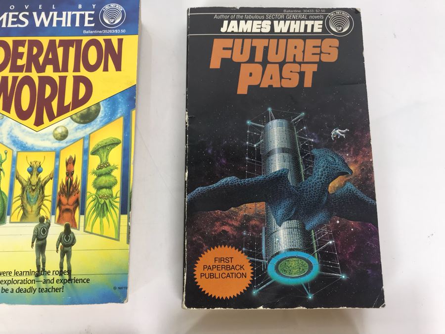 First Edition Hardcover Book And (6) Paperback Books By James White [Photo 7]