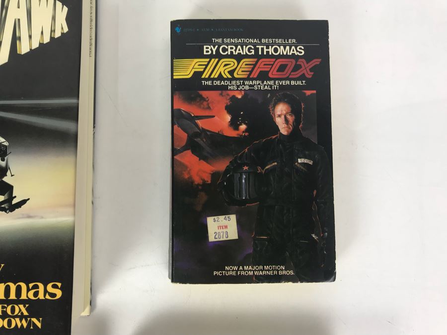 (3) First Edition Hardcover Books And (1) Paperback Book By Craig Thomas [Photo 5]