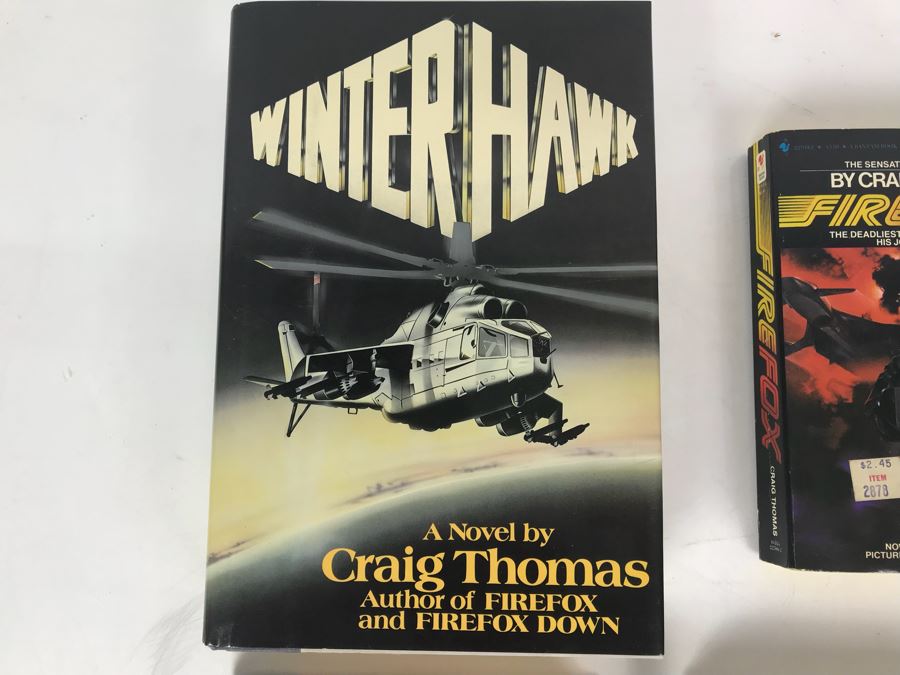 (3) First Edition Hardcover Books And (1) Paperback Book By Craig Thomas [Photo 4]