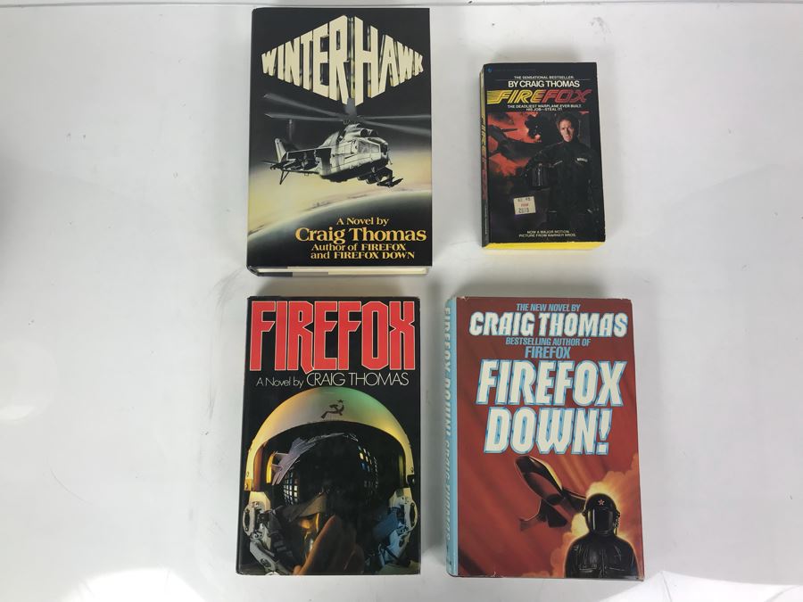 (3) First Edition Hardcover Books And (1) Paperback Book By Craig Thomas [Photo 1]
