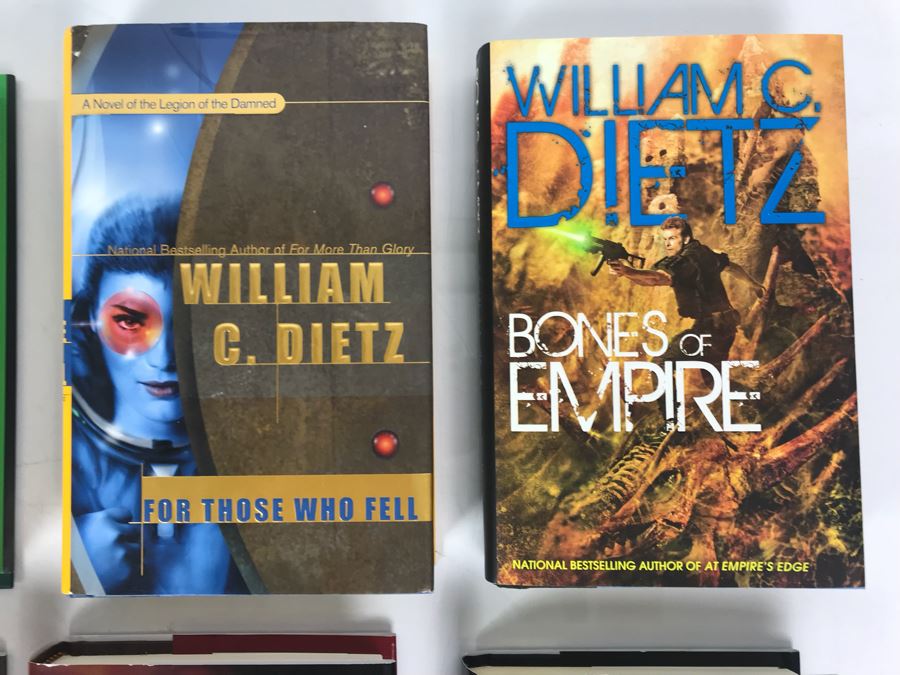 (8) First Edition Hardcover Books By William C. Dietz [Photo 4]
