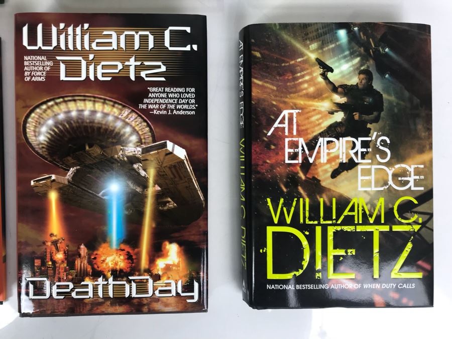 (8) First Edition Hardcover Books By William C. Dietz [Photo 3]