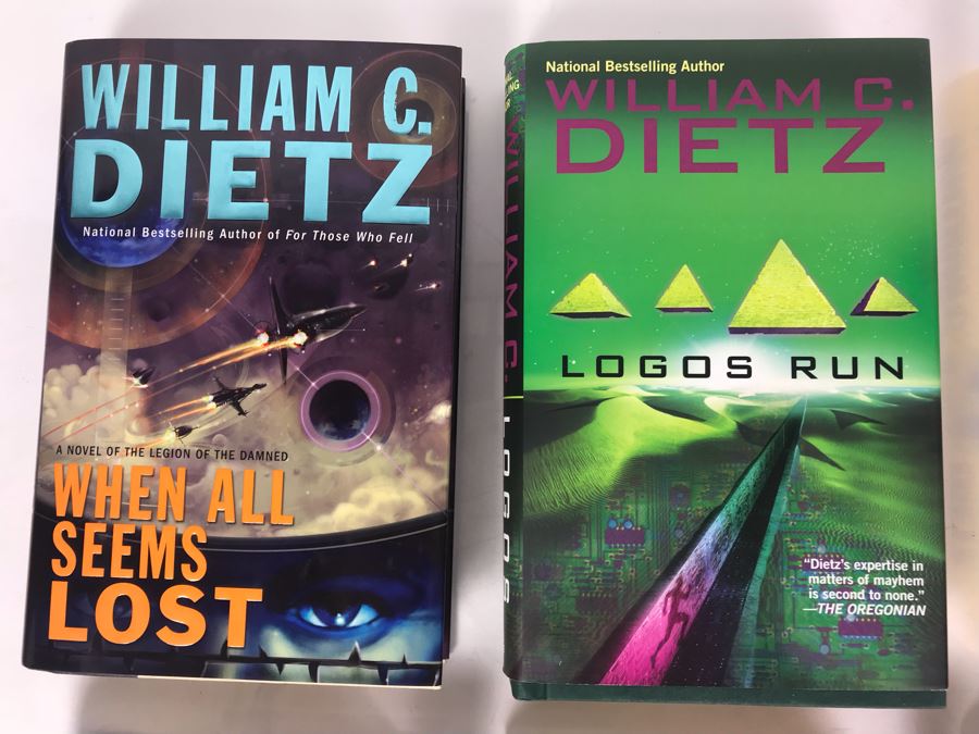 (8) First Edition Hardcover Books By William C. Dietz [Photo 5]