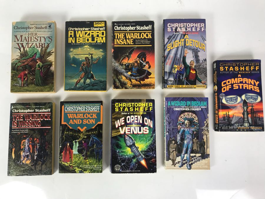 (9) Paperback Books By Christopher Stasheff [Photo 1]
