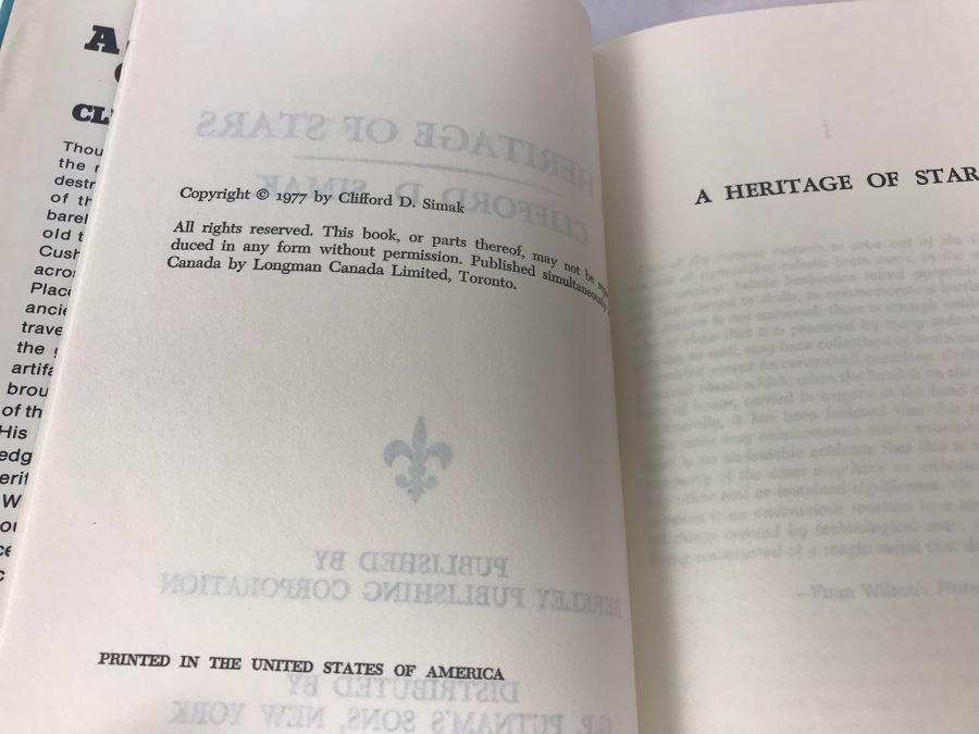 (7) Hardcover Books (Some First Edition) By Clifford D. Simak [Photo 8]