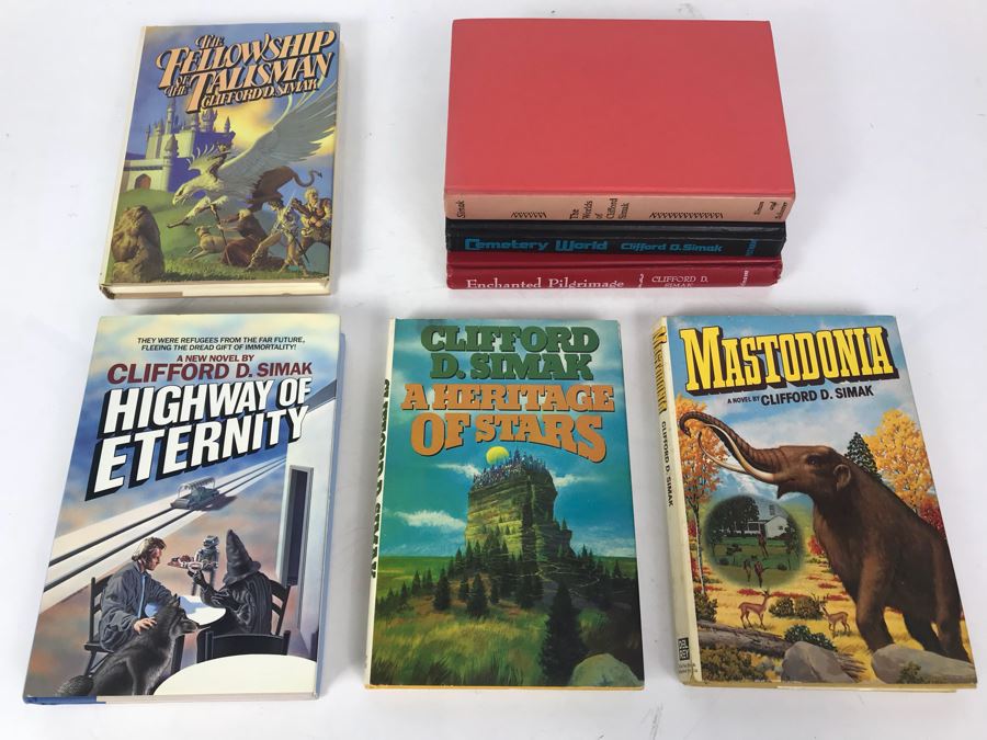 (7) Hardcover Books (Some First Edition) By Clifford D. Simak