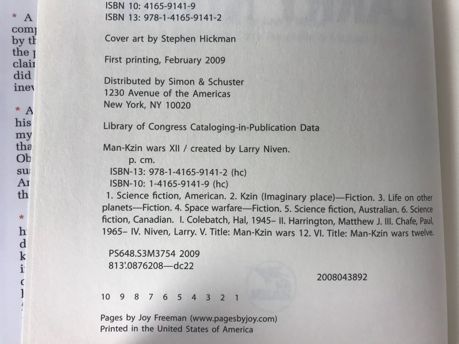 (3) First Printing Hardcover Books And (2) Paperback Books By Larry Niven [Photo 6]