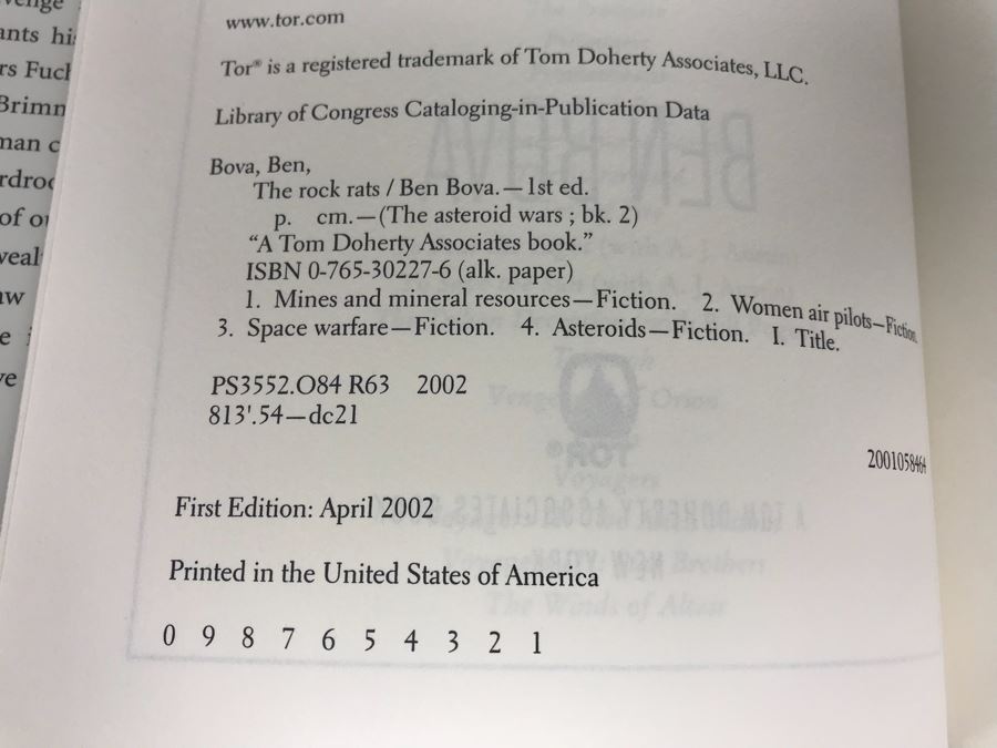 Pair Of First Edition Books By Ben Bova [Photo 2]