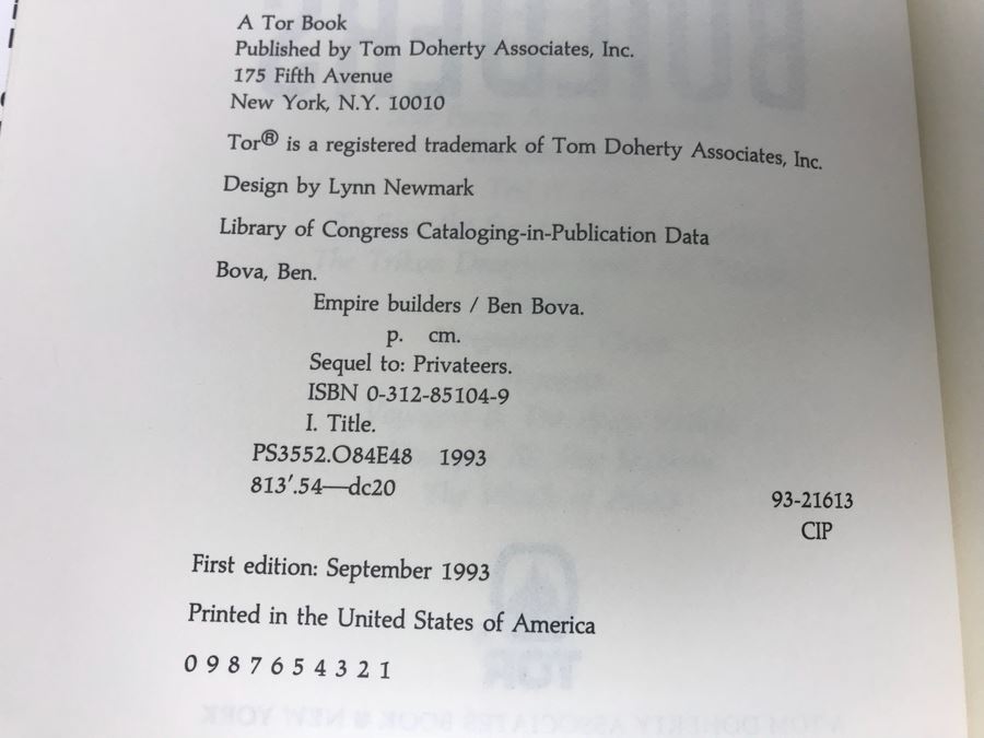 Pair Of First Edition Books By Ben Bova [Photo 3]