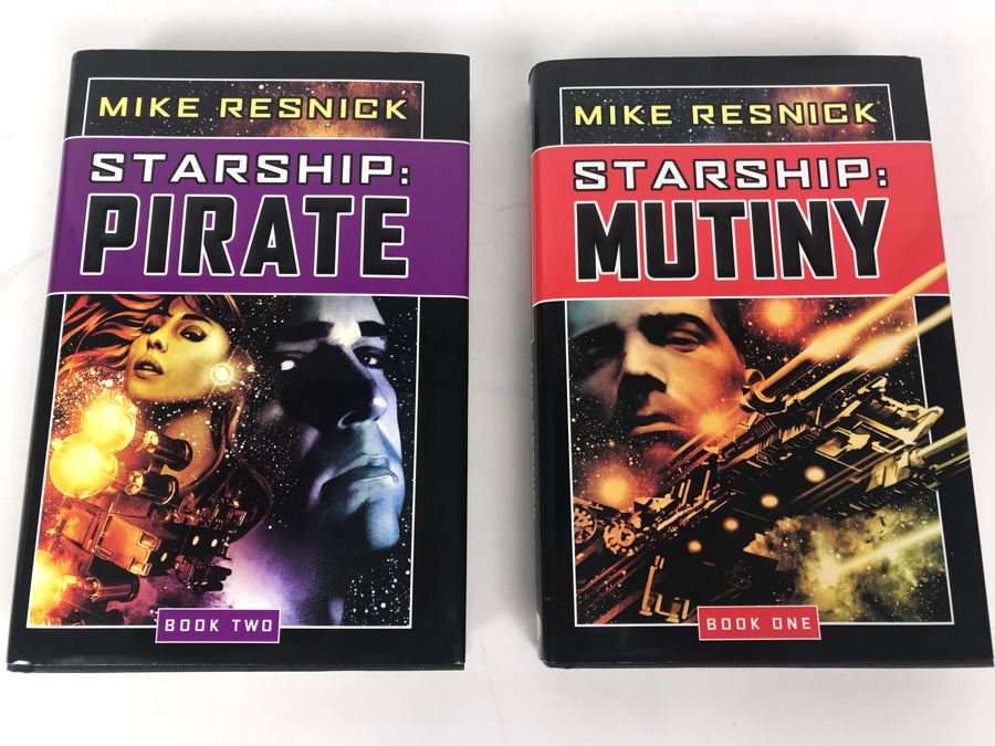 Pair Of Hardcover Books By Mike Resnick [Photo 1]