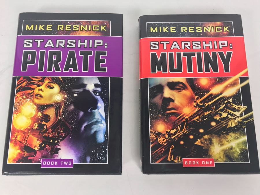 Pair Of Hardcover Books By Mike Resnick [Photo 2]