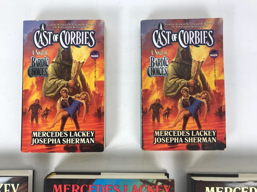 (3) First Printing Hardcover Books And (2) Paperback Books (One Is Signed By Josepha Sherman) By Mercedes Lackey [Photo 5]