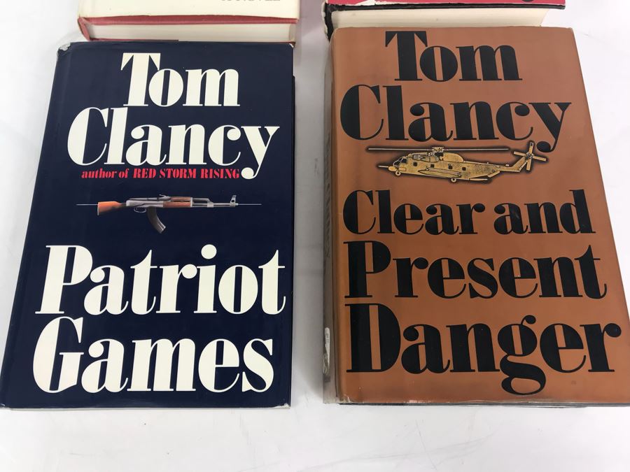 Hardcover Books By Tom Clancy - (3) Are First Editions [Photo 2]