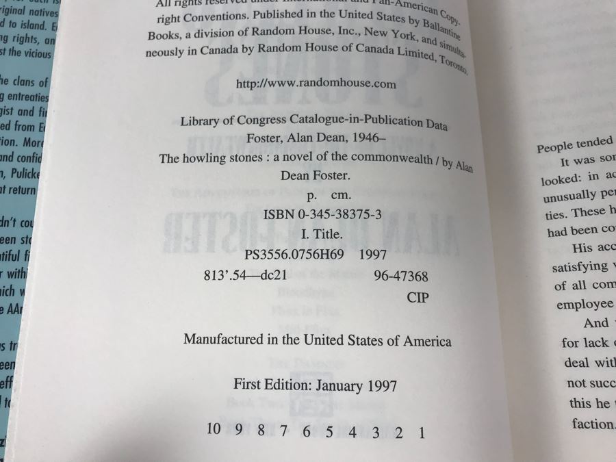 (5) First Edition Hardcover Books By Alan Dean Foster [Photo 10]