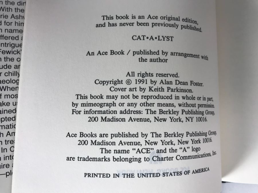 (5) First Edition Hardcover Books By Alan Dean Foster [Photo 3]