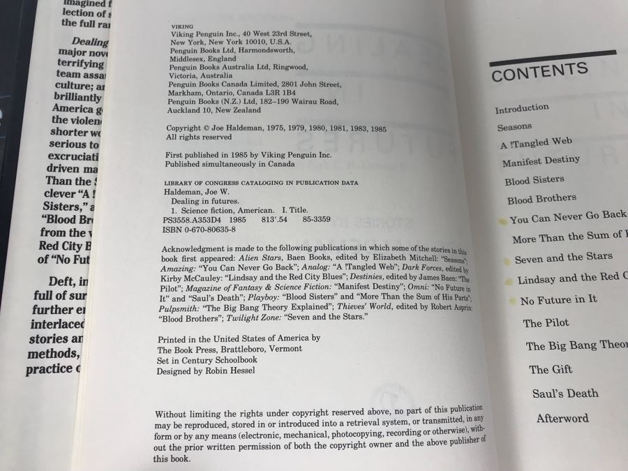 (3) First Edition Hardcover Books By Joe Haldeman [Photo 8]