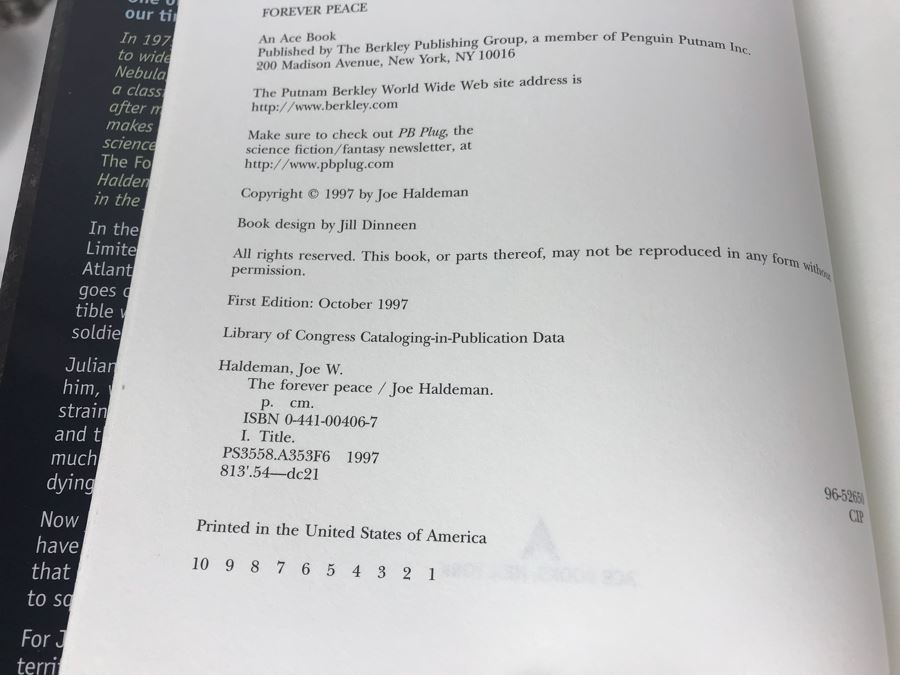(3) First Edition Hardcover Books By Joe Haldeman [Photo 7]