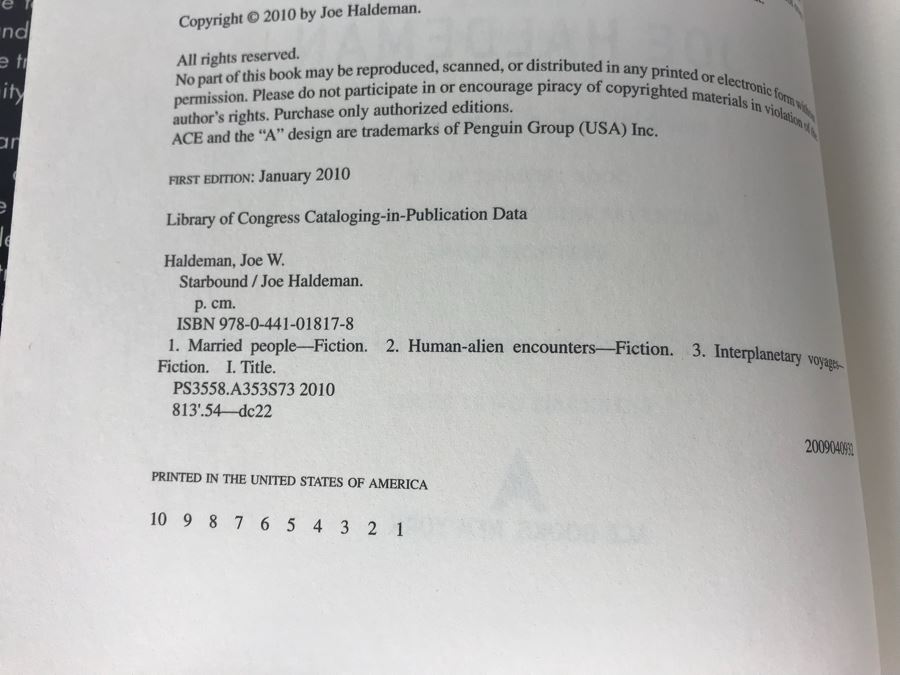 (3) First Edition Hardcover Books By Joe Haldeman [Photo 6]