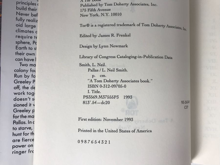 Pair Of First Edition Hardcover Books And (4) Paperback Books By L. Neil Smith [Photo 7]