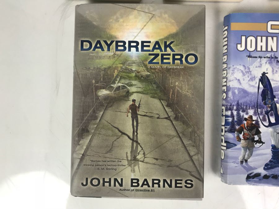 Pair Of First Edition Hardcover Books And (3) Paperback Books By John Barnes [Photo 2]