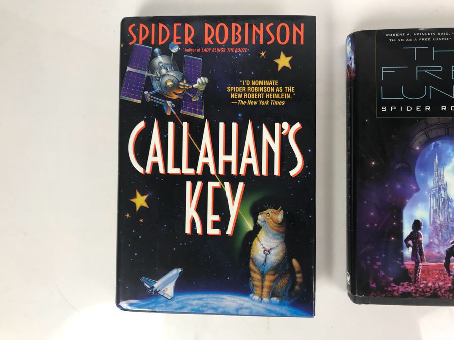 Pair Of First Edition Hardcover Books And (2) Paperback Books By Spider Robinson [Photo 2]