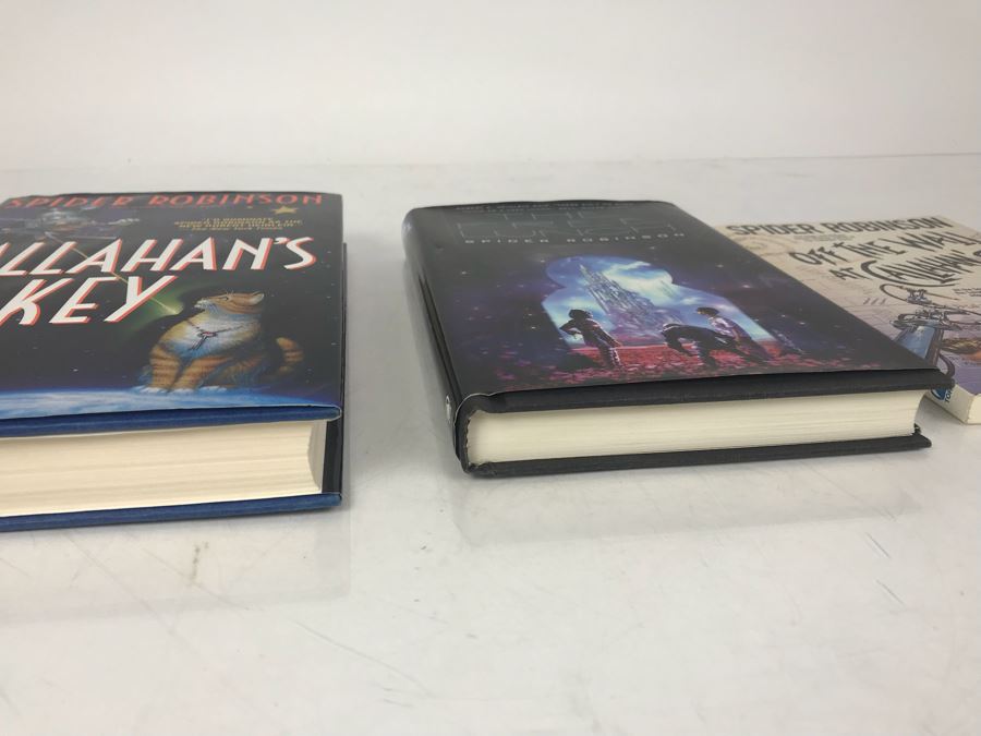 Pair Of First Edition Hardcover Books And (2) Paperback Books By Spider Robinson [Photo 5]